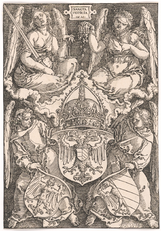 Albrecht Dürer – Ríšsky znak a znak mesta Norimberka 