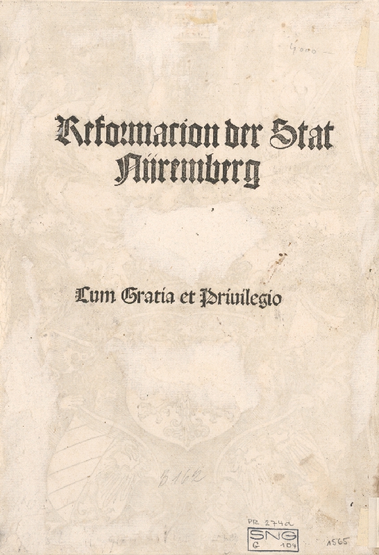 Albrecht Dürer – Ríšsky znak a znak mesta Norimberka 