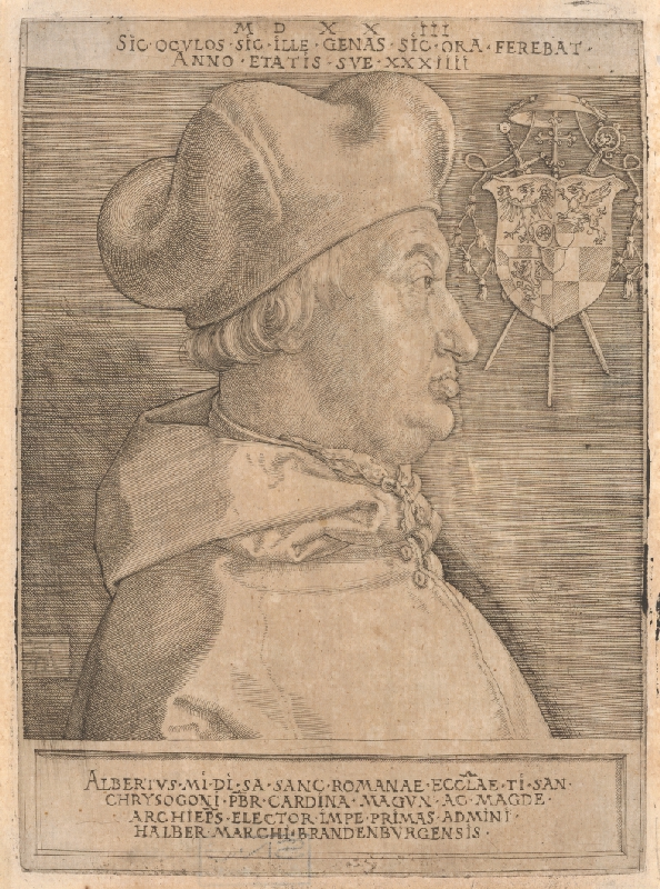 Albrecht Dürer – Kardinál Albrecht z Brandenbergu 