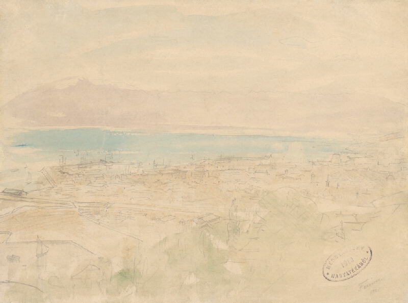 Ladislav Mednyánszky – View on Rijeka 