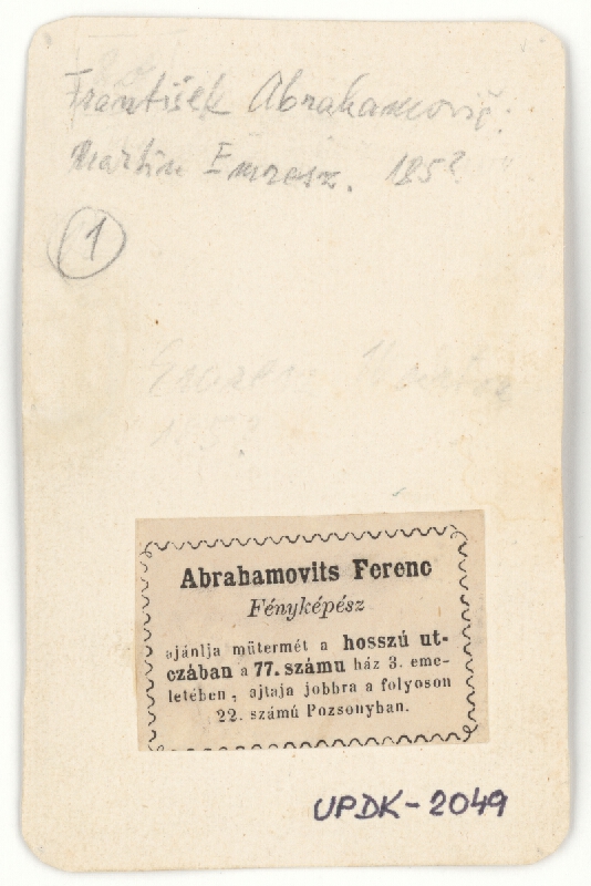 Ferenc Abrahamovits – Martin Emresz ? 