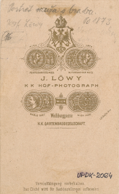 Josef Löwy – Portrét muža s bradou 