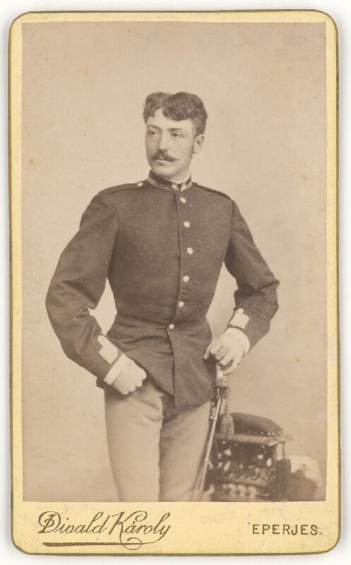Karol Divald – Portrét muža v uniforme 
