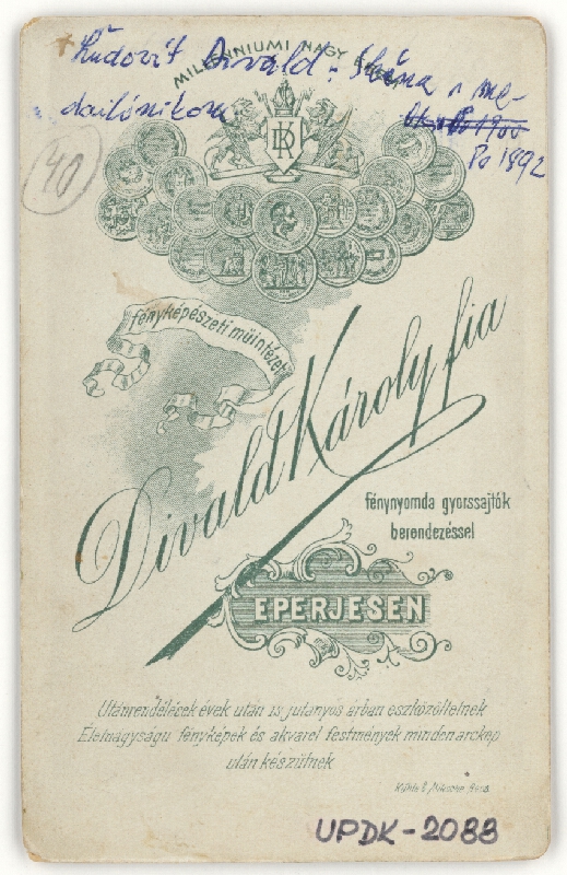 Lajos Divald – Slečna s medailónikom 
