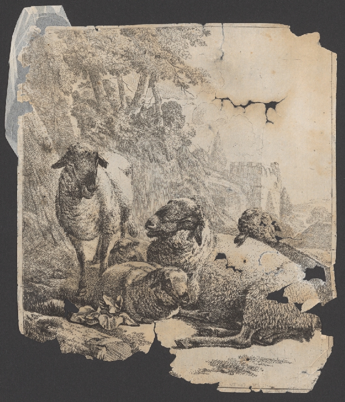 Johann Heinrich Roos – Stádo s kravou 