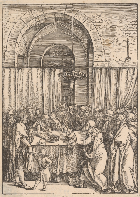 Albrecht Dürer – Obetovanie v chráme 