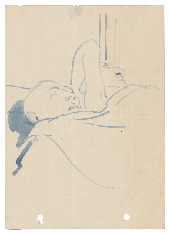 Jozef Fedora – On Wooden Bunks in a Concentration Camp  