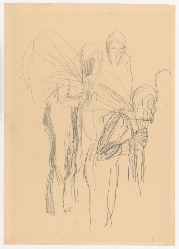 Ladislav Mednyánszky – Štúdia troch dedinských žien s nošami na chrbte. 