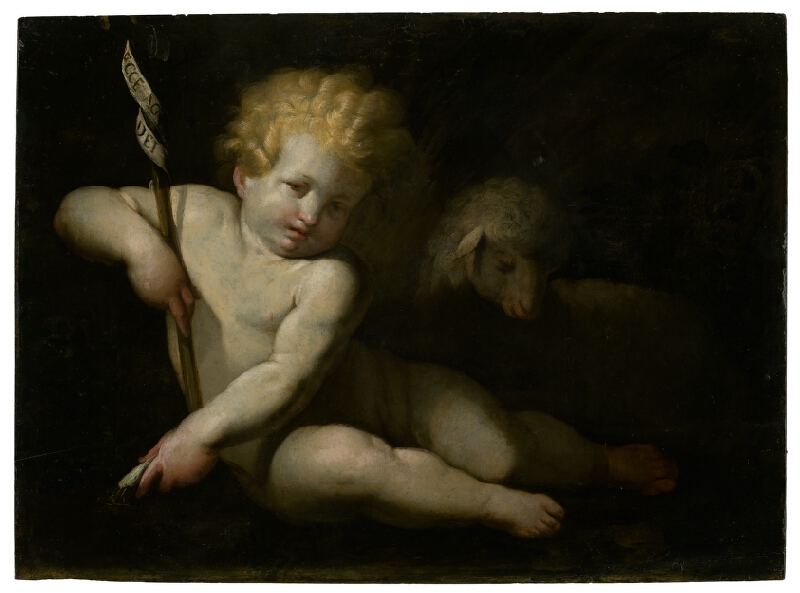 Melchiorre Gherardini – John the Baptist as a Child with a Lamb 