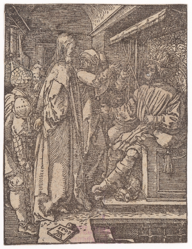 Johann Mommard – Kristus pred Herodesom podľa Dürera 
