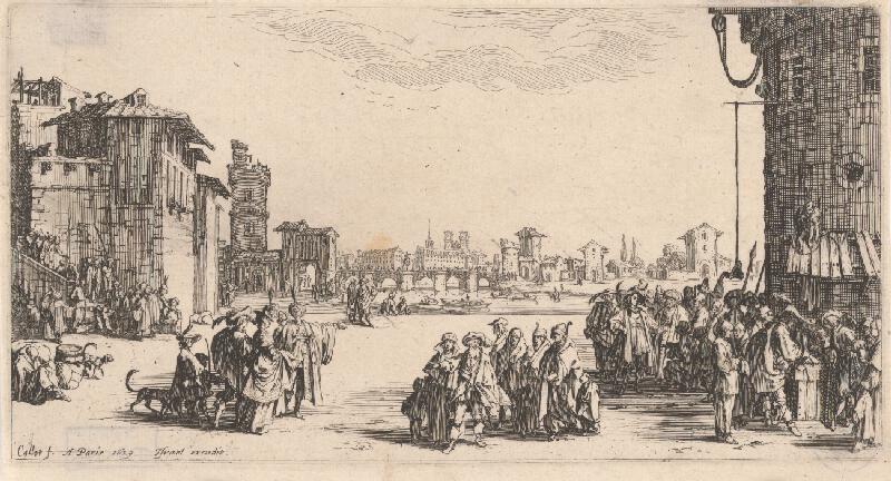 Jacques Callot – Trh s otrokmi - Malý pohľad z Paríža II. 