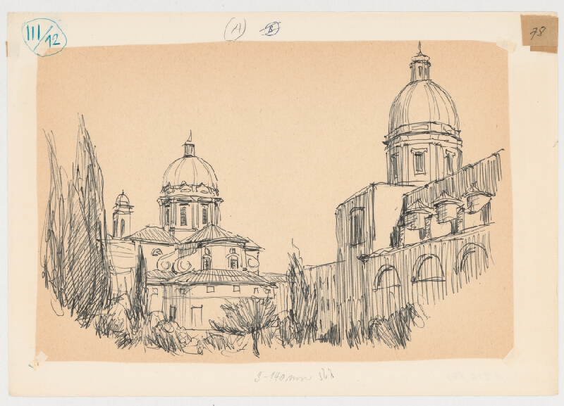 Emanuel Hruška – Rukopis knihy K tvorbe urbanistického prostredia. Rím - Lungo Tevere in Augusto. 