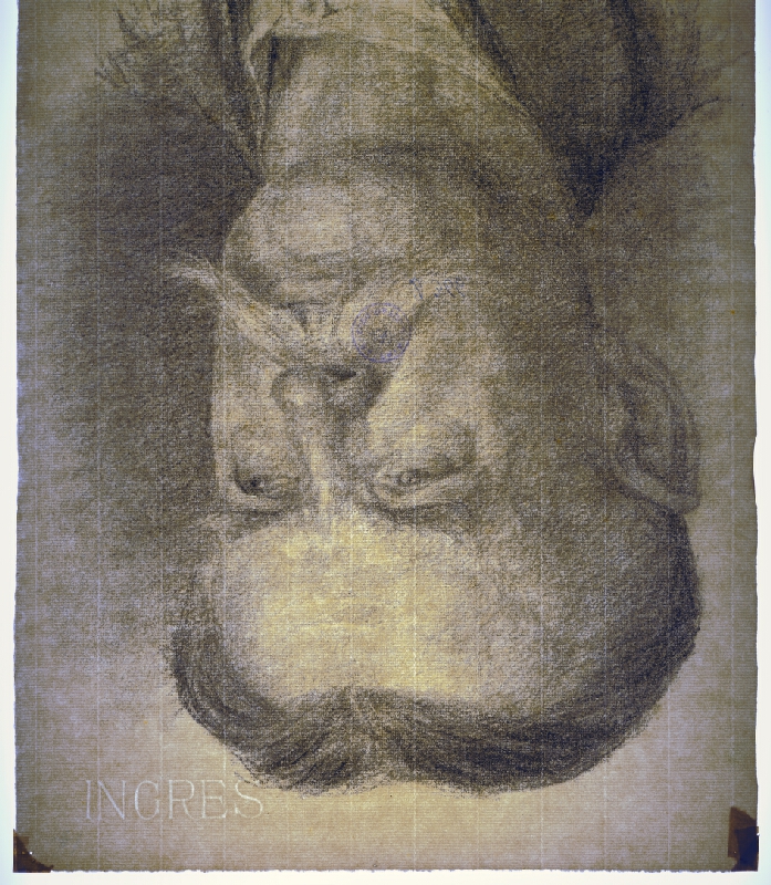 Ľudovít Fulla – Štúdia hlavy muža s fúzkami II. 