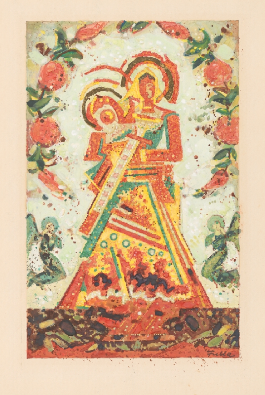 Ľudovít Fulla – Madona, 1947, Slovenská národná galéria