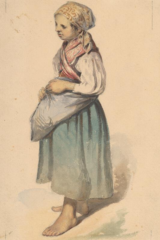 Friedrich Carl von Scheidlin – Dedinské dievčatko 