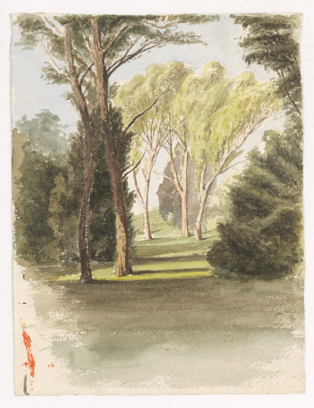 Ladislav Mednyánszky – Stromy v parku 