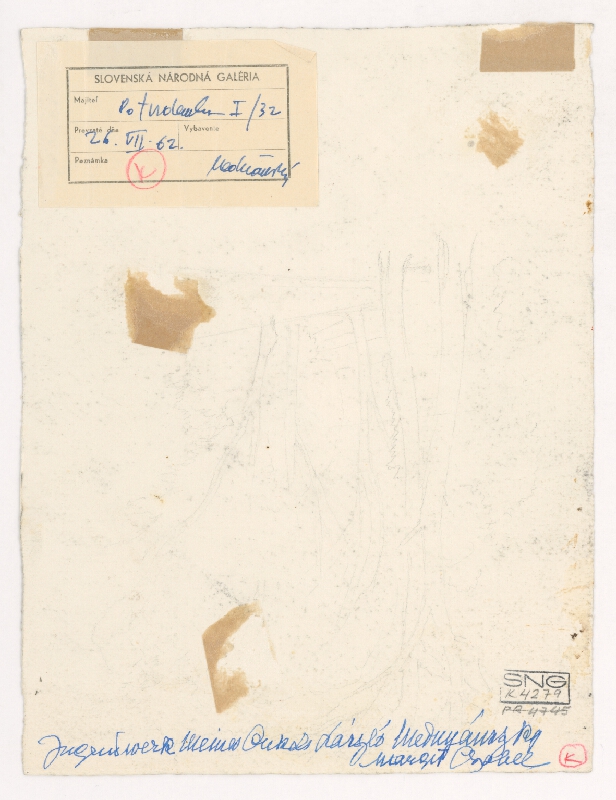 Ladislav Mednyánszky – Stromy v parku 