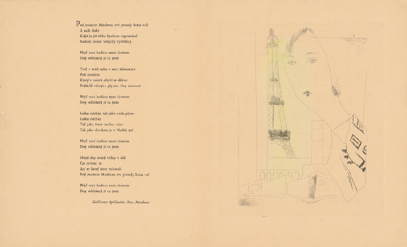 Josef Šíma – Guillaume Apollinaire  