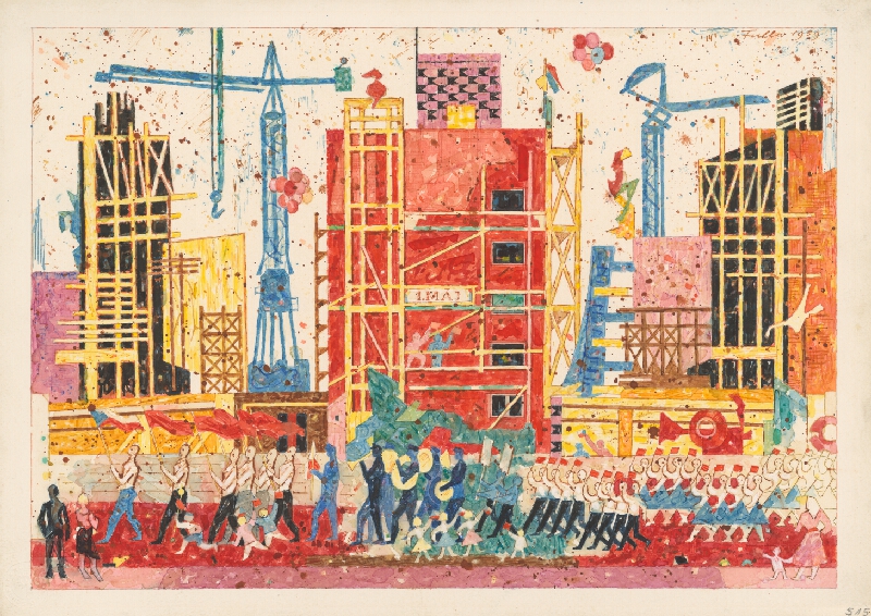 Ľudovít Fulla – Prvý máj, 1959, Slovenská národná galéria