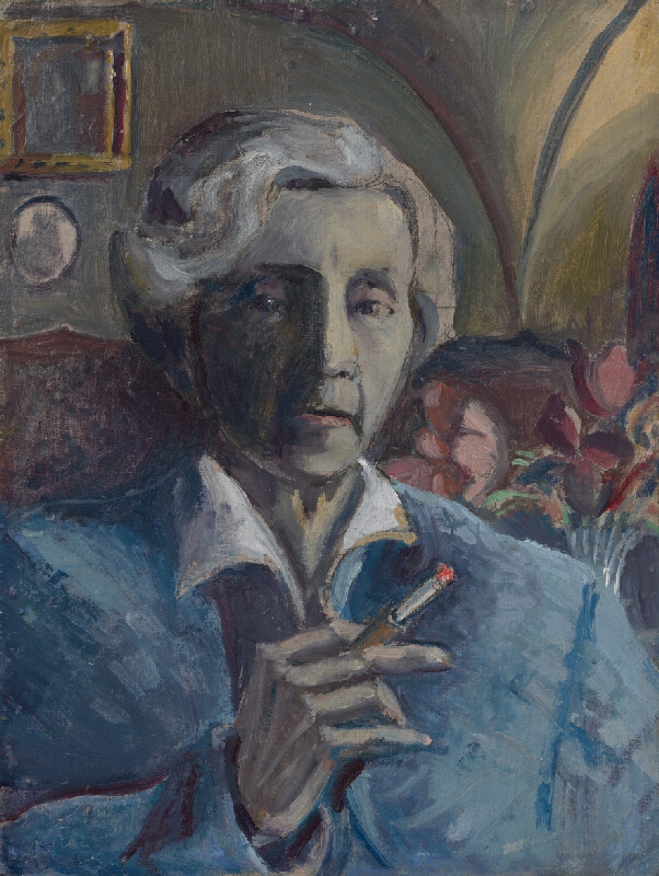 Margita Czóbelová – Self-Portrait with a Cigarette 