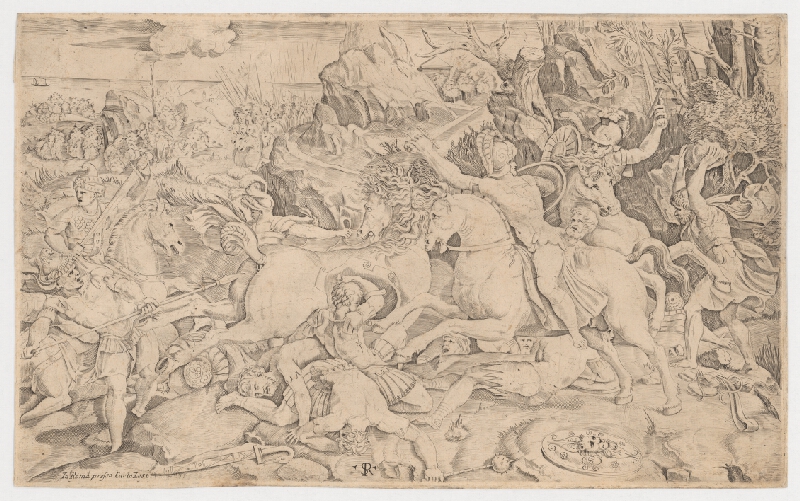 Salvator Rosa – Bojová scéna 