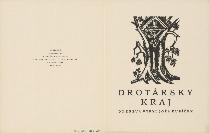 Josef Kubíček – Drotársky kraj - album 8 grafických listov (prebal) 