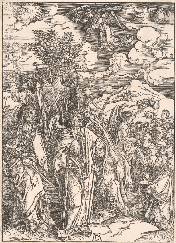 Albrecht Dürer – Štyria anjeli krotiaci vetry 