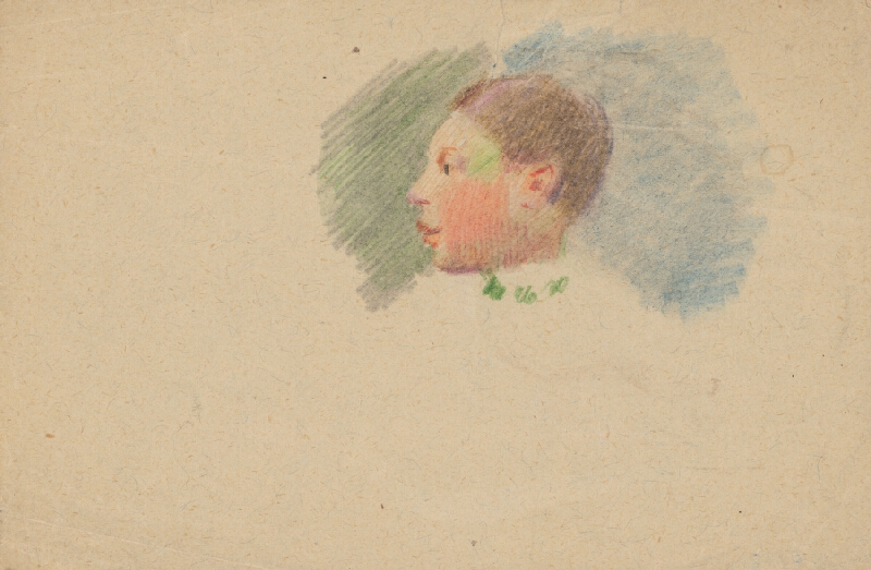 Gustáv Mallý – Head of a Boy 