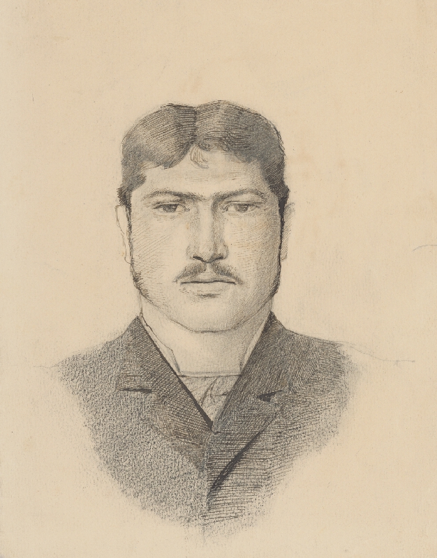 Ladislav Mednyánszky – Hlava mládenca 