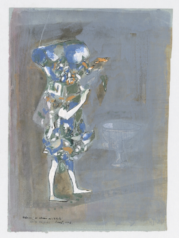 Endre Nemes – Blue Gouache 