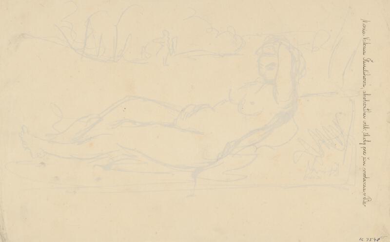 Jozef Šturdík – Náčrt podľa Tizianovej Venuše 