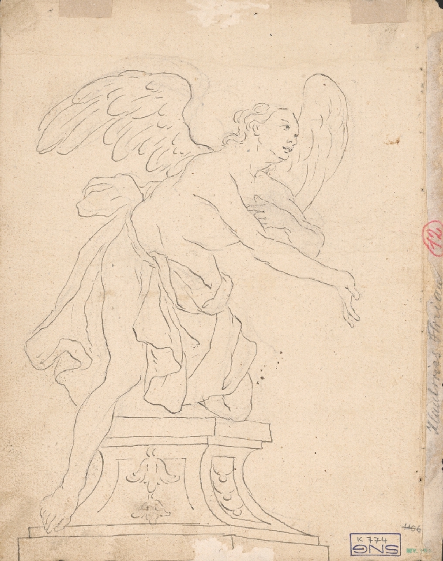 Florián Klimkovič ml. – Kneeling Angel on a Baroque Pedestal 