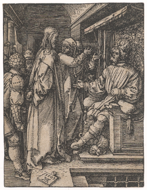 Albrecht Dürer – Kristus pred Herodesom 