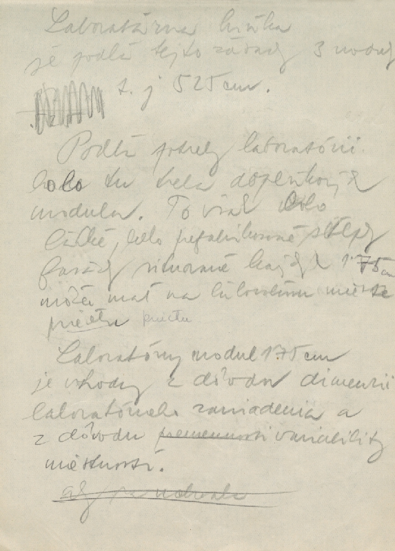 Vladimír Dedeček – Vysoká škola poľnohospodárska v Nitre. Skicár. Dvanásty list. 