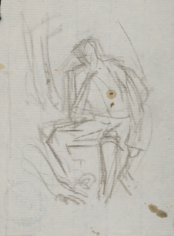 Ladislav Mednyánszky – Figurálne náčrty 46. 