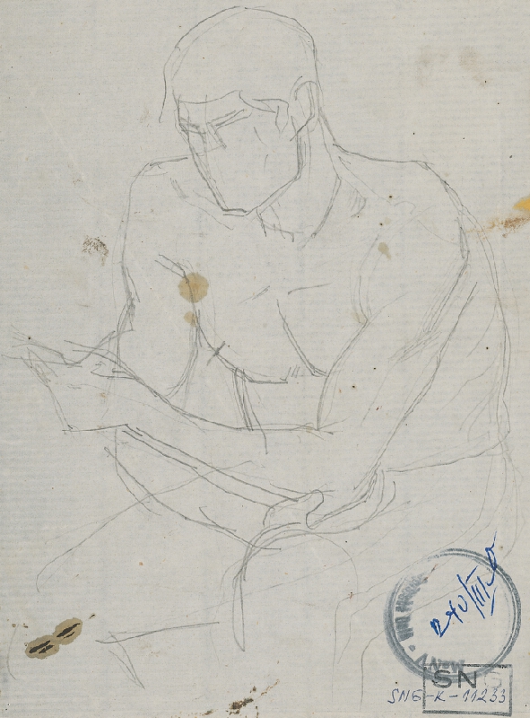 Ladislav Mednyánszky – Figurálne náčrty 46. 
