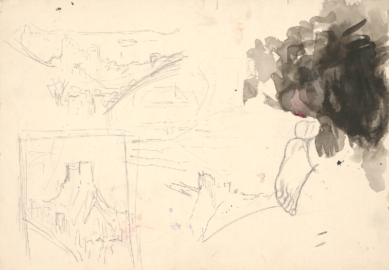 Ladislav Mednyánszky – Figurálne náčrty 49. 