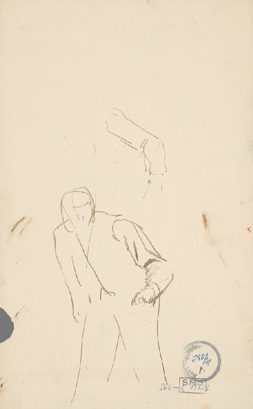 Ladislav Mednyánszky – Figurálne náčrty 66. 
