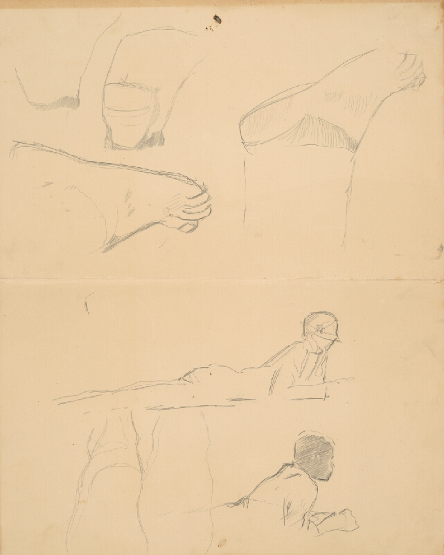 Ladislav Mednyánszky – Figurálne náčrty 113. 