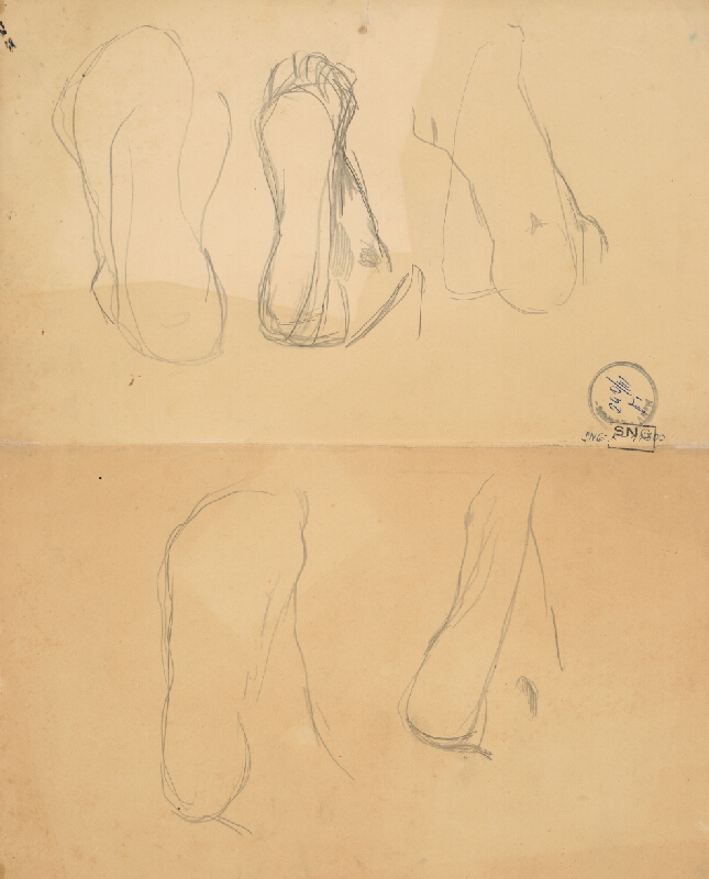 Ladislav Mednyánszky – Figurálne náčrty 113. 