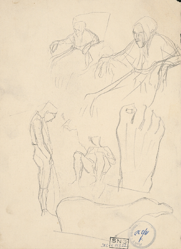 Ladislav Mednyánszky – Figurálne štúdie 135. 