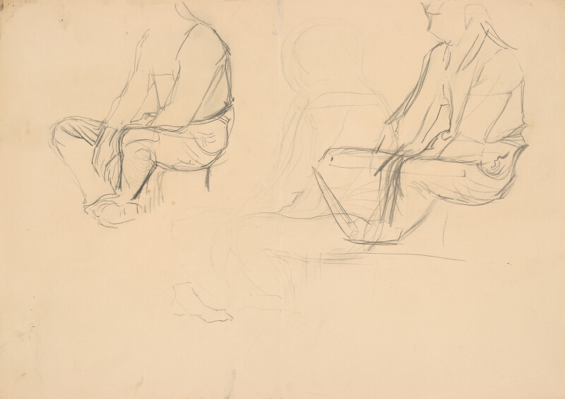 Ladislav Mednyánszky – Figurálne náčrty 145. 