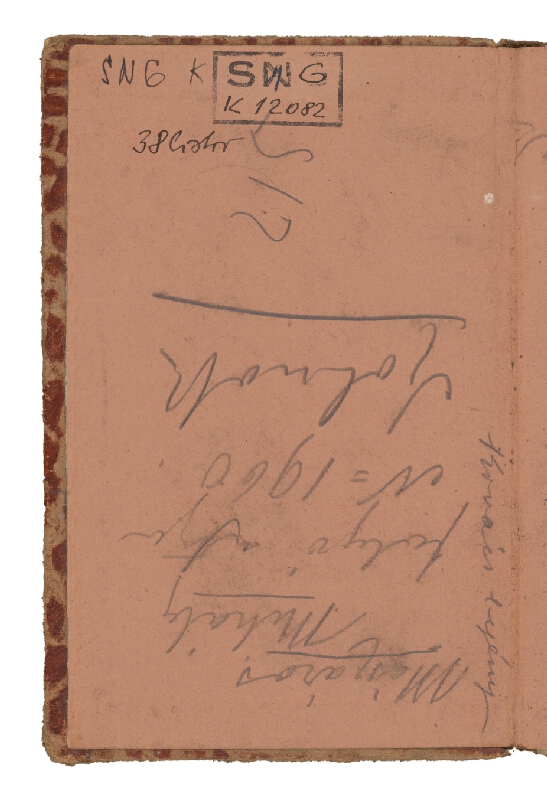 Ladislav Mednyánszky – 1. Náčrtník - 38 listov 