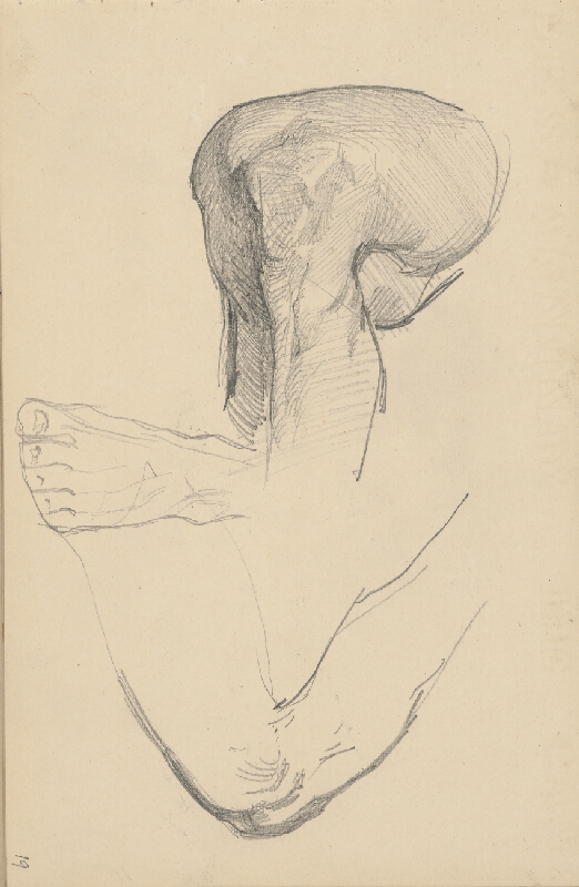 Ladislav Mednyánszky – Štúdie nohy a chodidla  