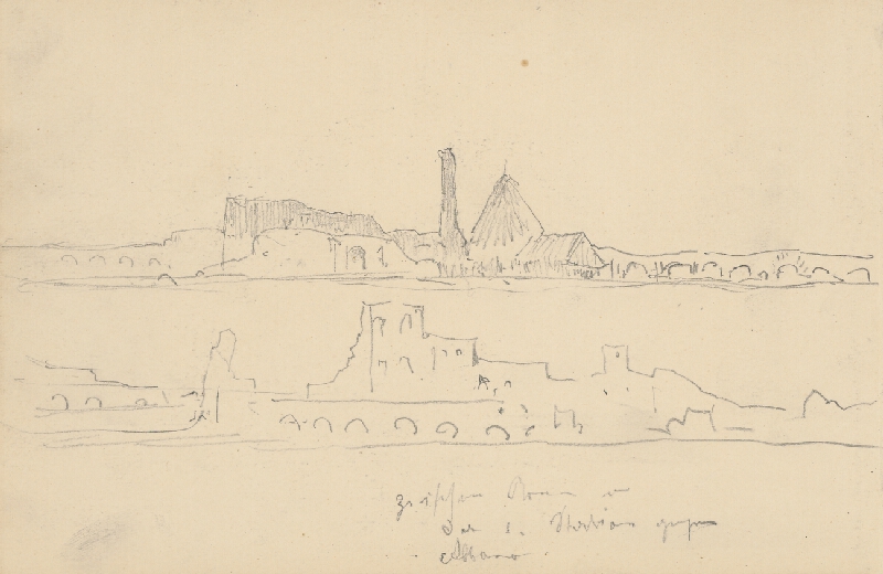 Ladislav Mednyánszky – Náčrty rôznych mužských figúr  