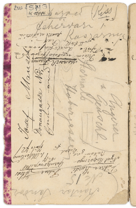Ladislav Mednyánszky – 5. Náčrtník - 41 listov 