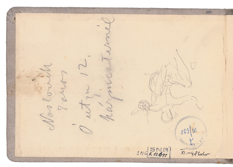 Ladislav Mednyánszky – 10. Náčrtník - 48 listov 