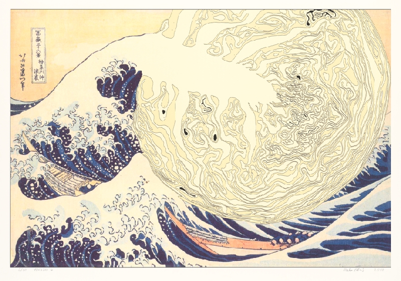 Marko Blažo – Hokusai 4, 2010, Slovenská národná galéria 