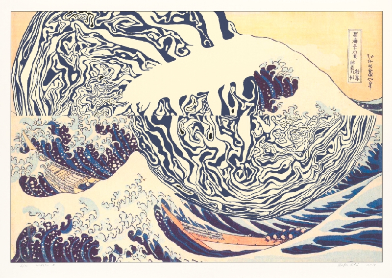 Marko Blažo – Hokusai 5, 2010, Slovenská národná galéria 
