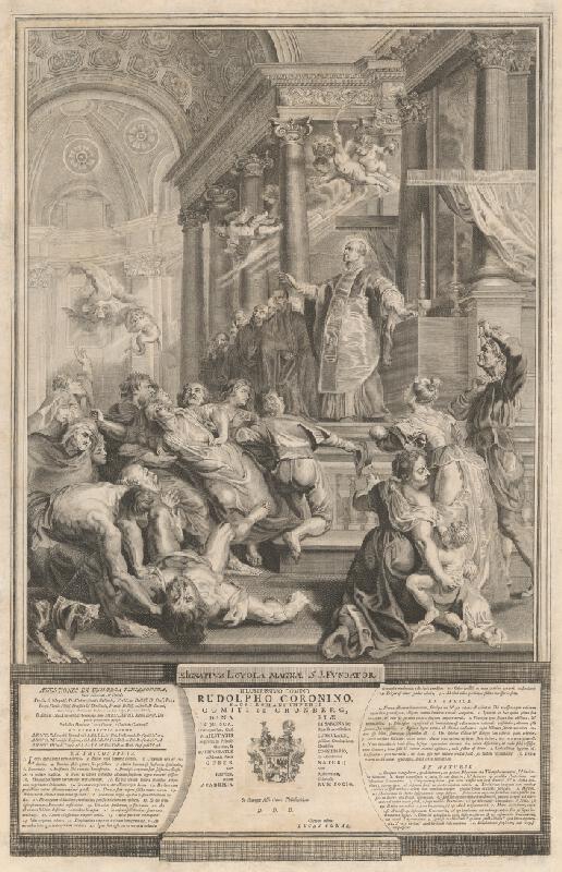 Peter Paul Rubens, Neznámy grafik – Sv. Ignác z Loyoly - zakladateľ Spoločnosti Ježišovej 